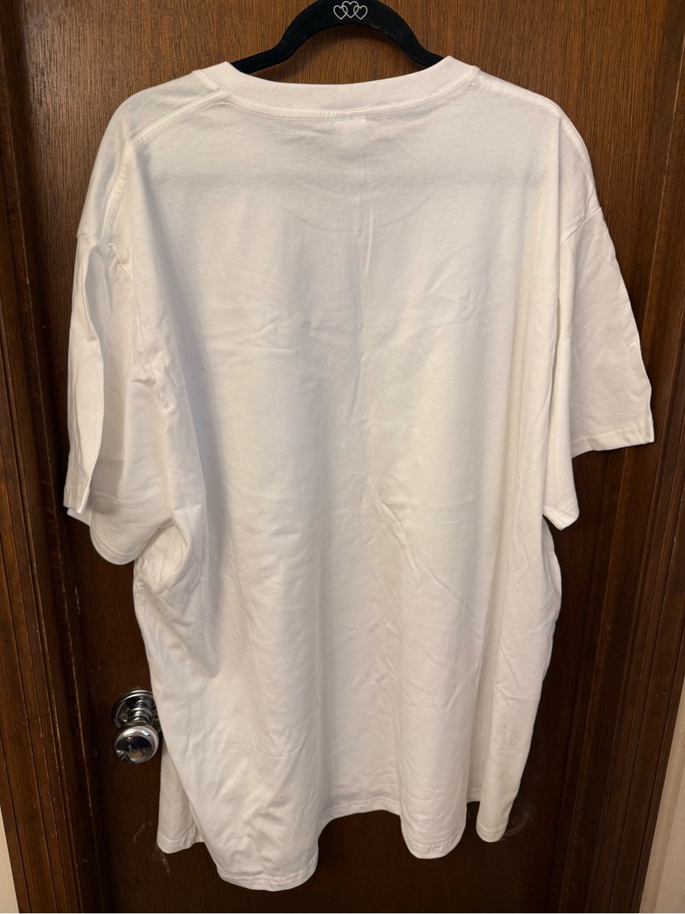 America 250th Birthday Graphic Tee - White with Red & Blue Floral Print Size 3X - Picture 3 of 3